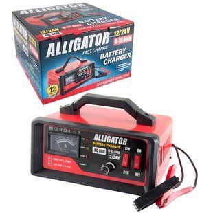 Зарядний пристрій АКБ Alligator 12/24V, 15А AC808 фото