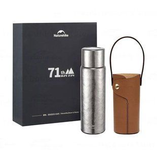 Термос титановий з чохлом Naturehike CNK230CF012 600 ml 6976507661225 фото