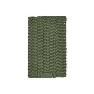 Матрац подвійний Naturehike CNK2550WS019, 65 мм, із вбудованою помпою, зелений 6977465869616 фото