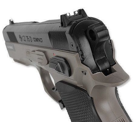 Страйкбольний пістолет ASG CZ 75D Compact Spring, 6 мм fde 2370.41.27 фото
