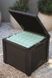 Стіл-скриня PROSPERPLAST CUBE RATTAN 208 л, коричневий 7290106924840 фото 3