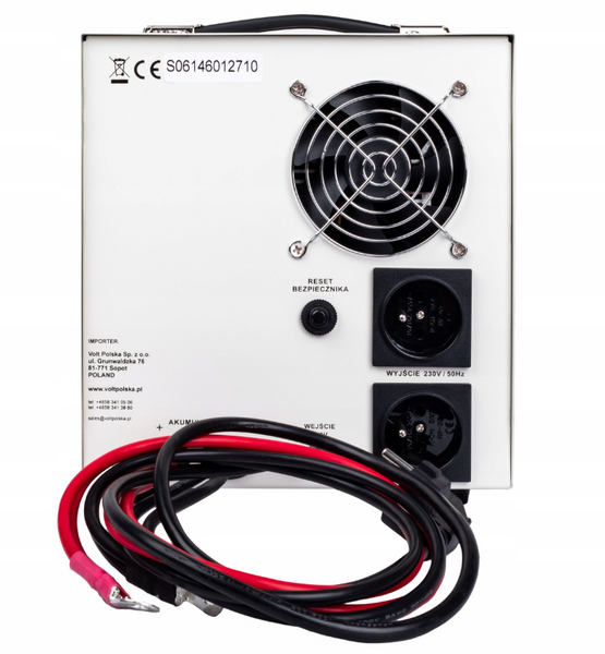 Комплект Volt Polska SINUS PRO 1500E 12/230V 1000/1500W + Акумулятор гелевий Volt Polska GEL 110 Ah 1500E110GEL фото