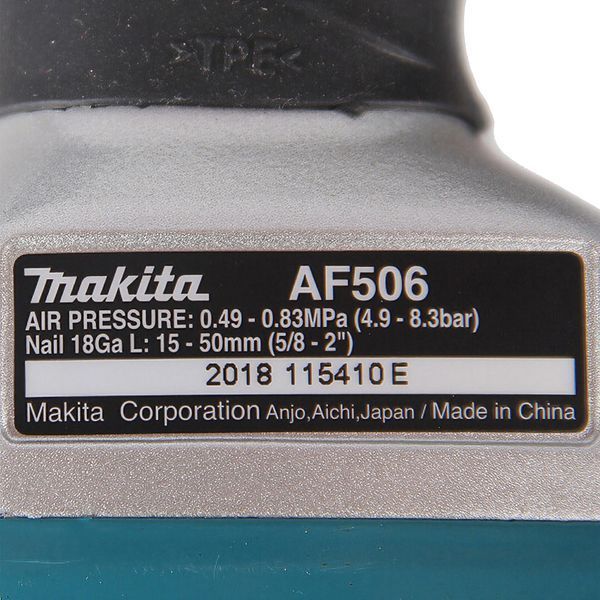 Пневматичний цвяхозабивач Makita AF506 AF506 фото