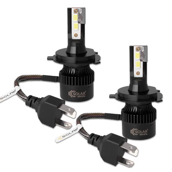 Автолампа Solar LED H4 12/24V 50W 5000Lm 6500K CSP3570 2шт 8504S2 фото