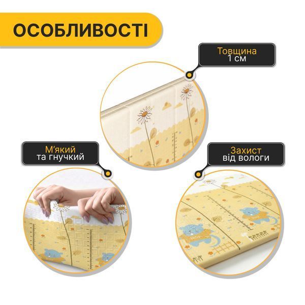 Дитячий ігровий килимок LEOBRO 150 x 200 x 1 см (LB-1023) LB-1023 фото