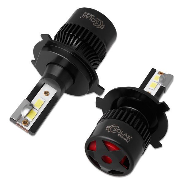 Автолампа Solar LED H4 12/24V 50W 5000Lm 6500K CSP3570 2шт 8504S2 фото