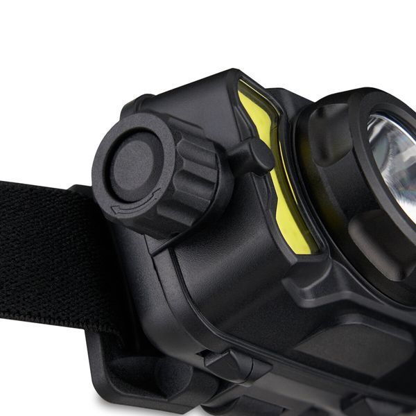 Ліхтар налобний Brevia 550Lm, 3W CREE XPG+COB, 1200mAh/3xAAA, білий/червоний 14450ERBX1 фото
