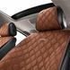 Преміум накидки для передніх сидінь CarLife Turbo, coffee 2шт SC30402 фото 4