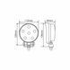 Фара світлодіодна Winso Pro EPISTAR точковий 10-30V, 18W (6x3W), 1шт 780420 фото 8