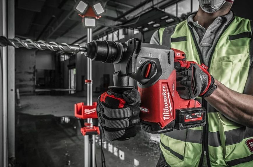 Перфоратор акумуляторний безщітковий SDS-PLUS MILWAUKEE M18 FHX-0X (2,5Дж) (каркас+HDкейс) 4933478888 фото