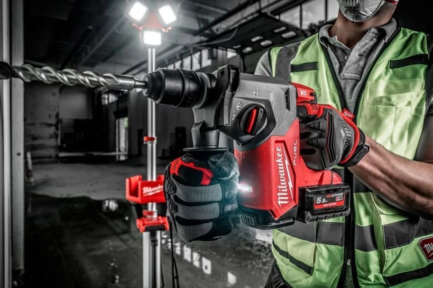Перфоратор акумуляторний безщітковий SDS-PLUS MILWAUKEE M18 FHX-0X (2,5Дж) (каркас+HDкейс) 4933478888 фото