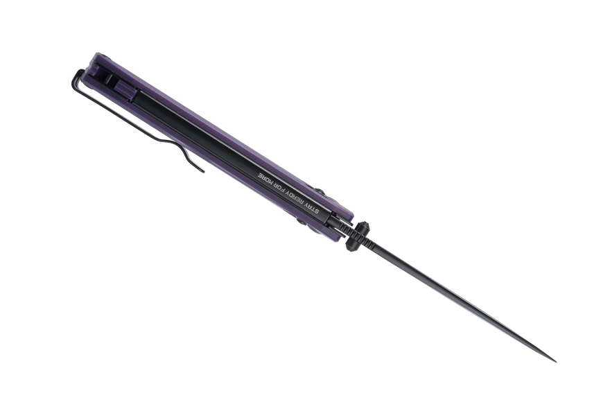 Ніж SRM Terrier 258L-GN, D2, G10, чорно-фіолетовий 4009300 фото