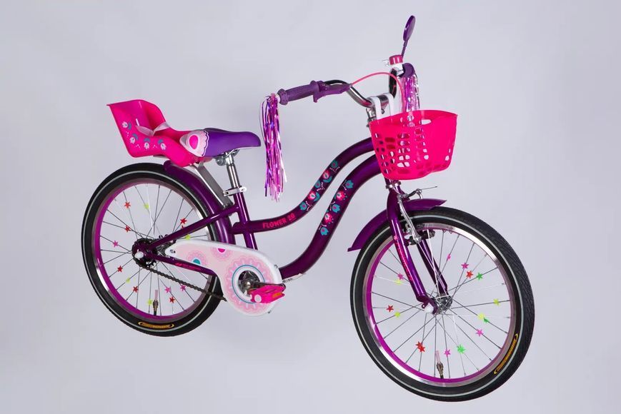Велосипед ST 20 Formula Kid FLOWER PREMIUM BH рама-10 фіолетовий 2026 OPS-FRK-20-245 фото