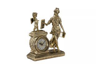 Набір Virtus Годинник Mother With Angel 25 x 19см Два канделябри Lan Large 20 x 21см Золотистий 5753-4147SET фото