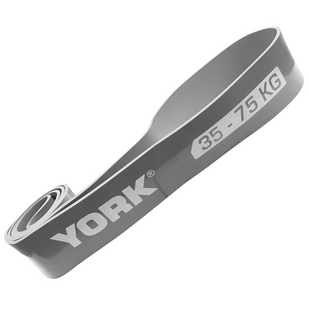 Резинка для фітнесу York 35-75кг - 2080x85x4,5 мм, сірий 0014961805079 фото