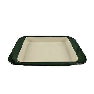 GIPFEL Блюдо для запікання MAJOLICA 38*25*5см з чавуну з емальованим покриттям. Колір: темно-зелений. 2284 GIPFEL 2284 фото