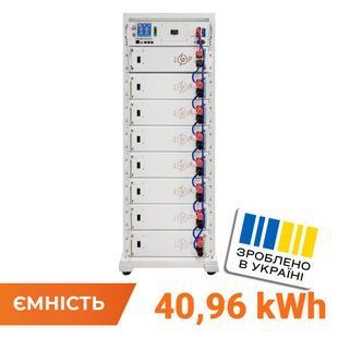 Акумулятор LP LiFePO4 Battery HVM 409,6V 100Ah (40960 Wh) BMS 125А AB Lrack white LP37904 фото