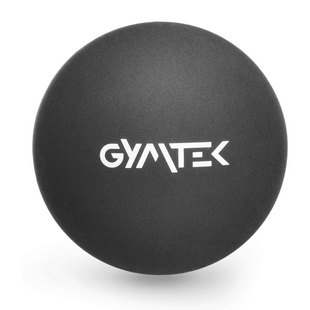 Масажний м-#039;яч Gymtek 63 мм силіконовий чорний 5907766663768 фото