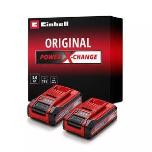 Аумулятори Einhell 2 шт 18V PXC PLUS Twinpack 3.0 Ah (4511631) 4511631 фото