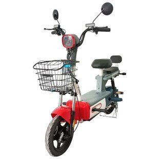 Велосипед з електродвигуном SPARK VOLT 14 48V/400W/12Ah Червоний із синім 000227056 фото