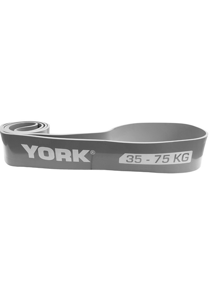 Резинка для фітнесу York 35-75кг - 2080x85x4,5 мм, сірий 0014961805079 фото
