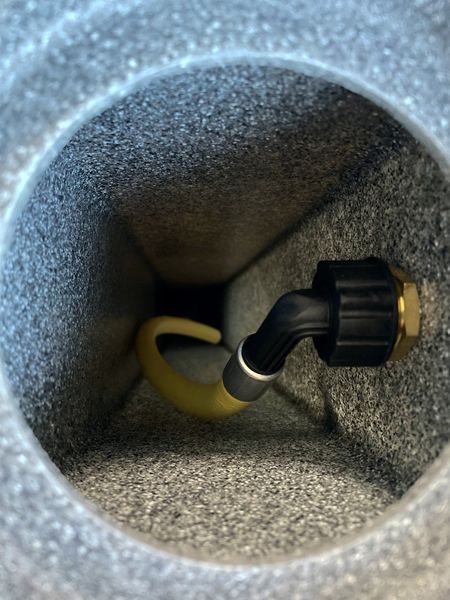 Садова колонка з краном для підключення до системи водопостачання Prosperplast Poller, антрацит 5905197571911 фото