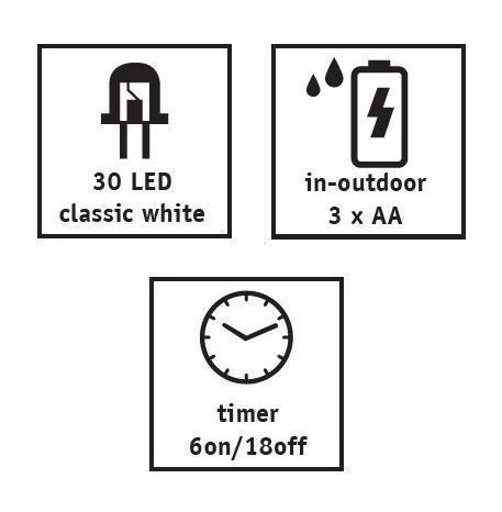 Гірлянда Жовті зірочки Luca Lighting, 3,2 м 8712799936614 фото