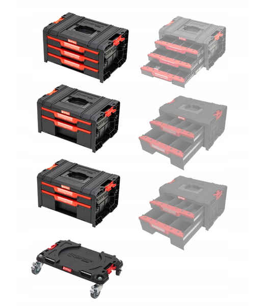 Набір ящиків для інструментів Qbrick System PRO Drawer Workshop Set 1 (5901238258117) 5901238258117 фото