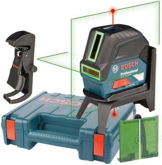 Лазерний нівелір Bosch GCL 2-15G + RM1 + BM3 clip + кейс (0601066J00) 0601066J00 фото