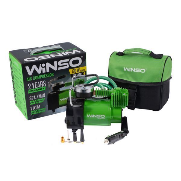 Компресор автомобільний Winso 7 Атм 37 л/хв 170 Вт 123000 фото