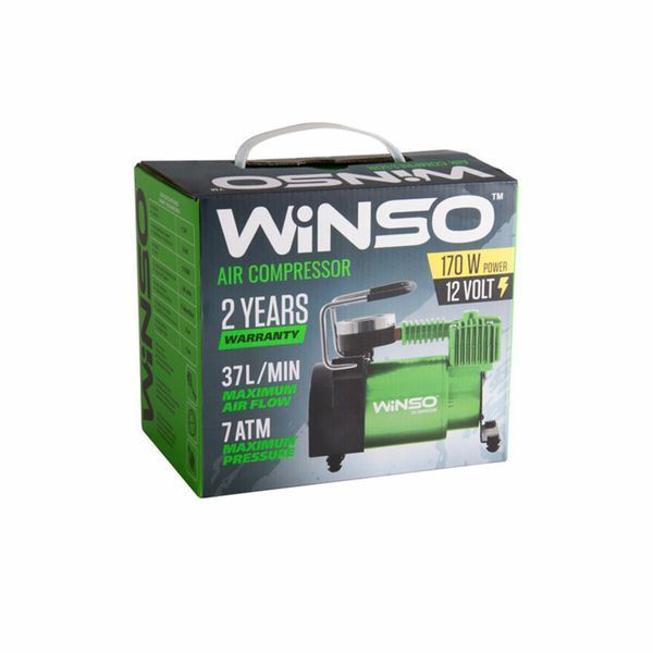 Компресор автомобільний Winso 7 Атм 37 л/хв 170 Вт 123000 фото