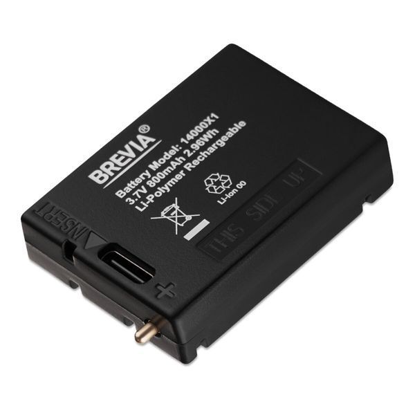 Акумулятор Brevia 3.7V 800mAh Li-polymer з Type-C для налобних ліхтарів 14000X1 фото