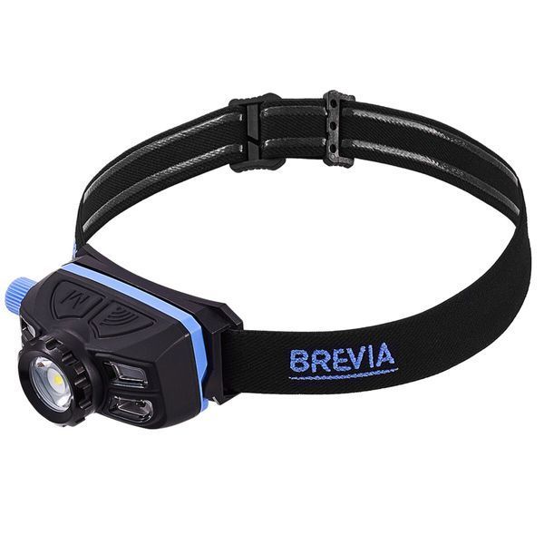 Ліхтар налобний Brevia 400Lm, 5W LED, Zoom, Sensor, 1400mAh IP65 14150WZX1 фото