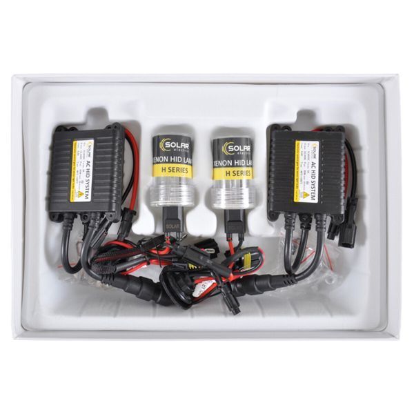 Комплект ксенона Solar H3 5000K 85V 35W PK22s KET+Ballast, 2шт 4350 фото