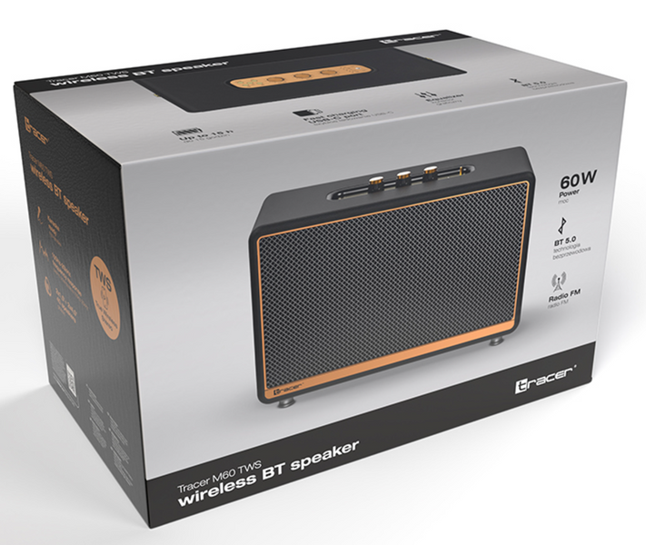 Bluetooth колонка Tracer M60 TWS Black 60W (TRAGLO47249) TRAGLO47249 фото