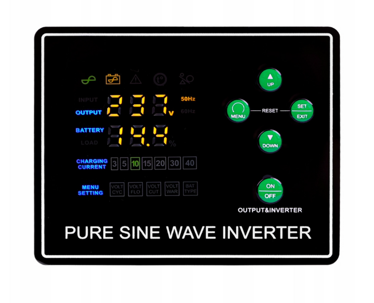 Комплект Volt Polska SINUS PRO 1200 E PLUS 12/230V 800/1200 + Акумулятор AGM 12V 100 Ah 1200EP100AGM фото