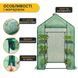 Стелаж-теплиця LEOBRO 143x73x195 см на 4 полиці Green (LB-G121) LB-G121 фото 4
