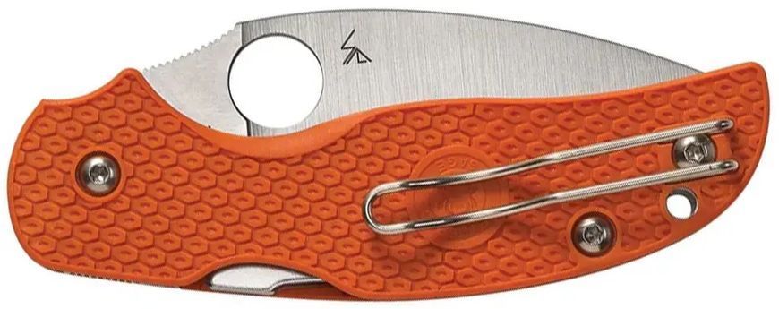 Ніж Spyderco Sage 5 Lightweight CPM REX 121 FRN Orange 87.17.22 фото