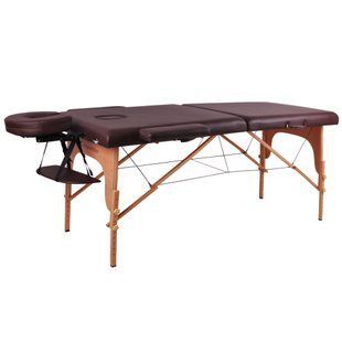 Масажний стіл inSPORTline Taisage 2-Piece Wooden - коричневий 9406-2 фото