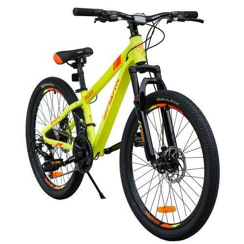 Велосипед SPARK FLEX (колеса - 24, алюмінієва рама - 12) неоново-жовтий 000238394 фото