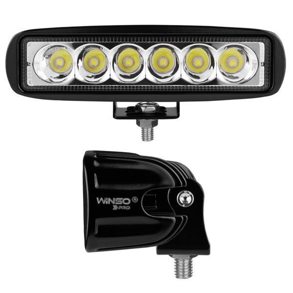 Фара світлодіодна Winso Pro Epistar точковий 10-30V, 18W (6x3W), 1шт 780220 фото