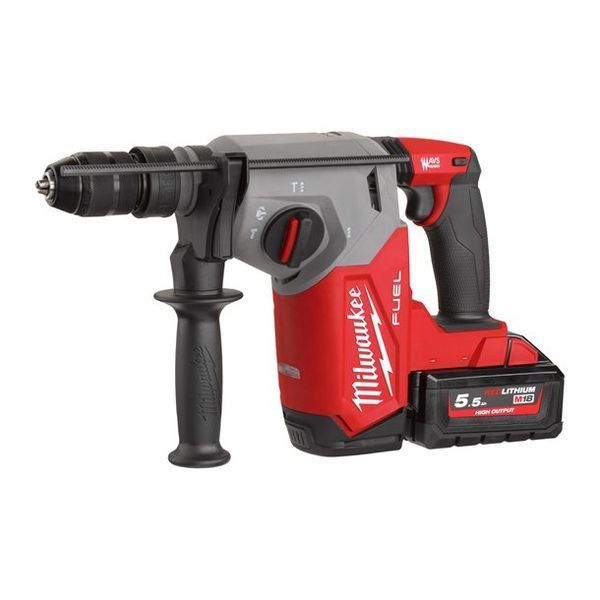 Перфоратор акумуляторний безщітковий SDS-PLUS MILWAUKEE M18 FHX-552X (2,5Дж) (ЗУ+2Х5,5Ач+HDкейс) 4933478889 фото