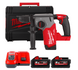 Перфоратор акумуляторний безщітковий SDS-PLUS MILWAUKEE M18 FHX-552X (2,5Дж) (ЗУ+2Х5,5Ач+HDкейс) 4933478889 фото 1