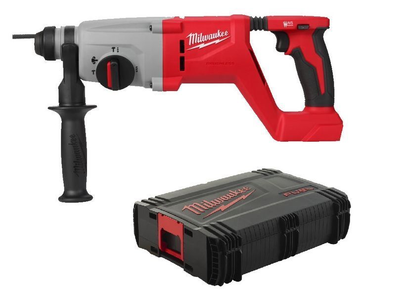 Перфоратор акумуляторний SDS-PLUS MILWAUKEE, M18 BLHACD26-0X, 2,6 Дж (каркас, HDкейс) 4933492482 фото