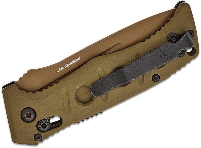 Ніж Benchmade Sibert Mini Auto Adamas, олива 4009047 фото