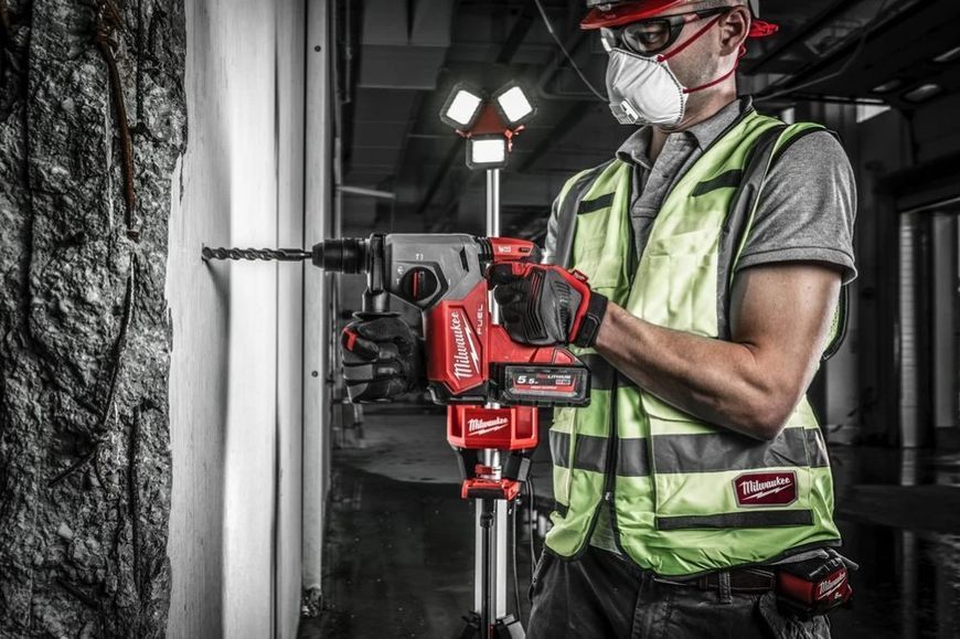 Перфоратор акумуляторний безщітковий SDS-PLUS MILWAUKEE M18 FHX-552X (2,5Дж) (ЗУ+2Х5,5Ач+HDкейс) 4933478889 фото