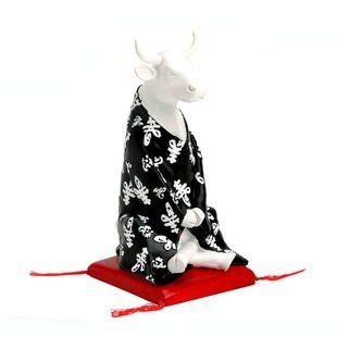 Колекційна статуетка корова Meditating, Size M 47720 фото