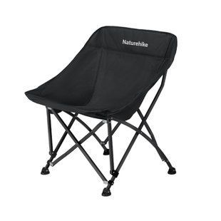 Стілець складаний Naturehike Stellaluna T04 CNK2550JJ022, вуглецева сталь, чорний 6977465866639 фото