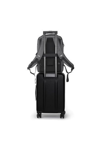 Рюкзак Bobby BIZZ BUSINESS захист від крадіжок, порізів, сірий P705.932 фото