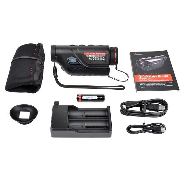 Тепловізійний монокуляр GUIDE TD411 LRF 384x288px 19mm (з далекоміром) - Безкоштовна доставка 747136 фото